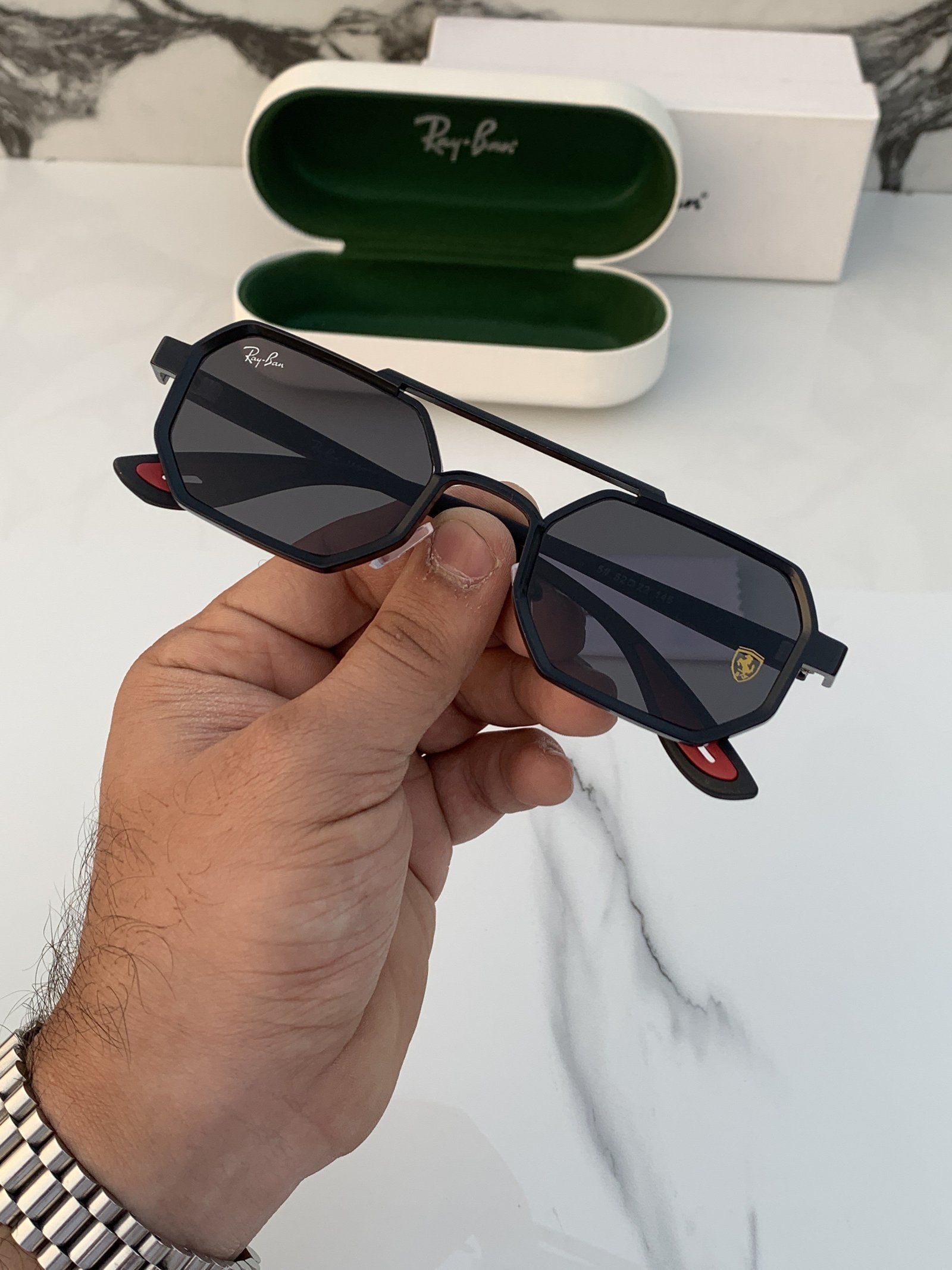 Branded Sunglasses RB 05 full black(With Original Kit) - Image 3