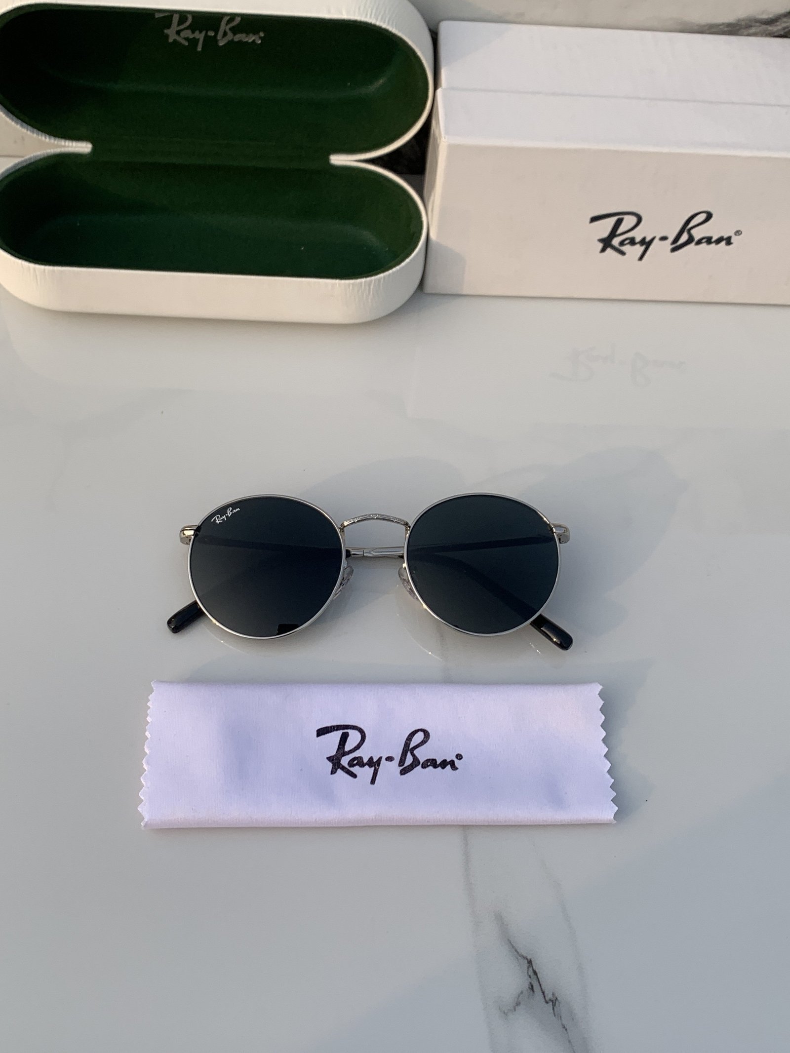 Branded Sunglasses RB 3637 silver black(With Original Kit) - Image 4