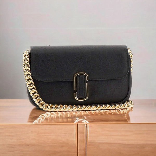 Branded MJ SNAP CROSS BODY BLACK BAG (MJ-1150) - Image 3