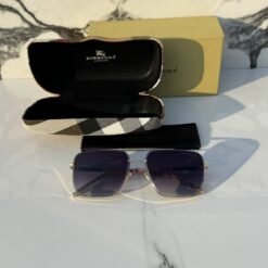 Alternative view of Branded Sunglasses 23066_gold_blackshaded (With Original Kit)