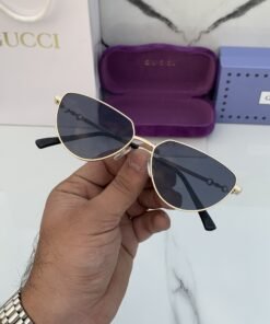 Branded Sunglasses Cateye_goldblack (With Original Kit)