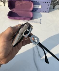 Alternative view of Branded Sunglasses  2496_silver_green(With Original Kit)