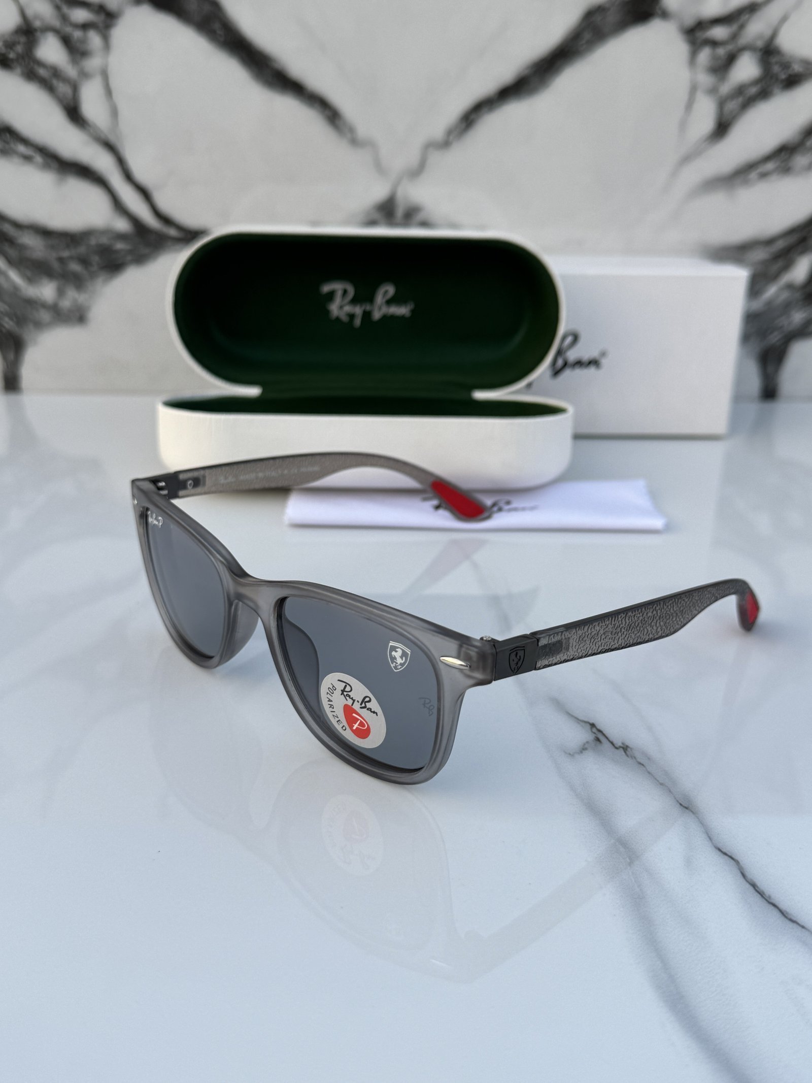 Branded RB Sunglasses 4195 grey day night (With Original Kit) - Image 2