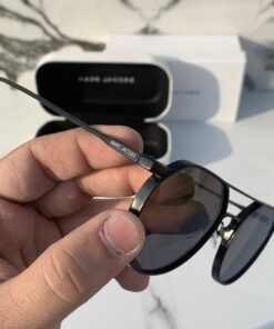 Alternative view of Branded Mj Metal Frame Full Black Sunglasses (With Original Kit)
