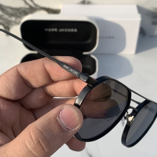 Alternative view of Branded Mj Metal Frame Full Black Sunglasses (With Original Kit)