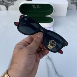 Alternative view of Branded  RB 4195 lite force full black Sunglasses (With Original Kit)