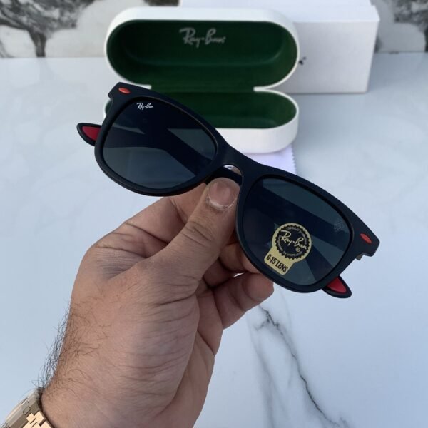 Alternative view of Branded  RB 4195 lite force full black Sunglasses (With Original Kit)