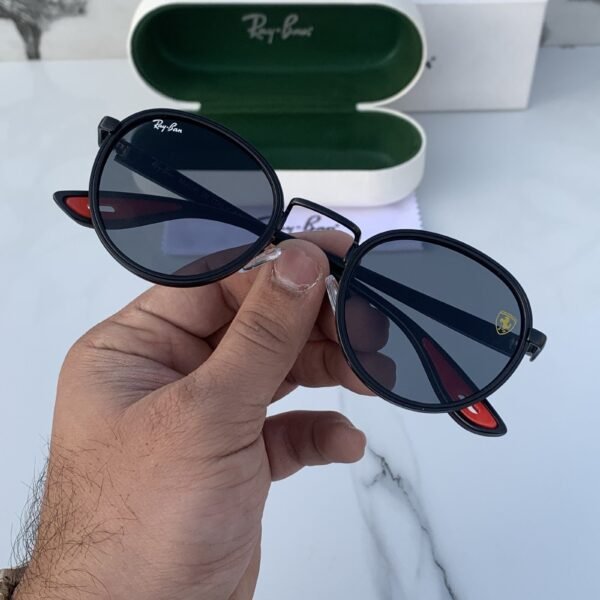 Alternative view of Branded  Rb Full Black Sunglasses (With Original Kit)