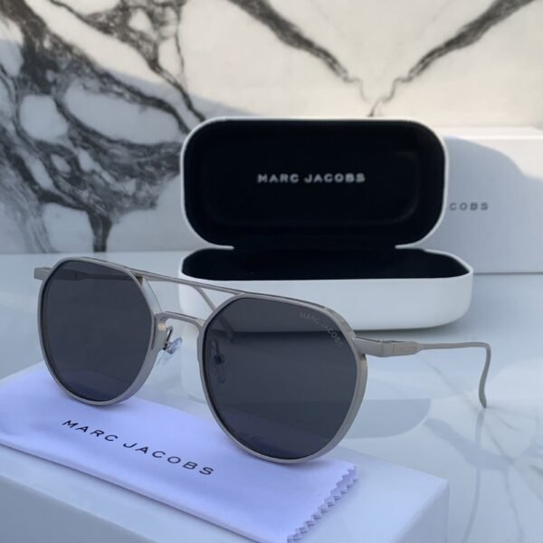 Alternative view of Branded  MJ Silver Grey Sunglasses (With Original Kit)