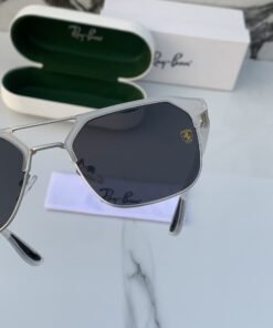 Alternative view of Branded  RB White Black Sunglasses (With Original Kit)