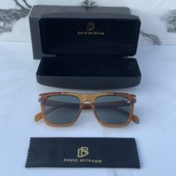 Alternative view of Branded Db Square Brown Green Sunglasses (With Original Kit)