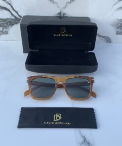 Alternative view of Branded Db Square Brown Green Sunglasses (With Original Kit)