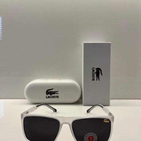 Alternative view of Branded  LCOSTE Sunglasses White Transparent  (With Original Kit)