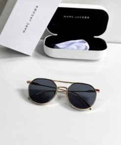 Branded Mj Gold Black Sunglasses Bt (With Original Kit)