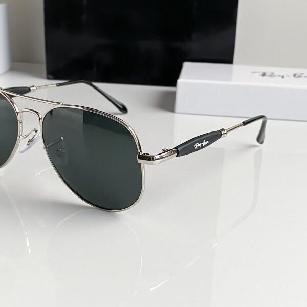Alternative view of Branded Rb Black Aviator Sunglasses Bt (With Original Kit)