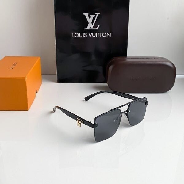 Branded LV All Black Sunglasses Bt (With Original Kit)