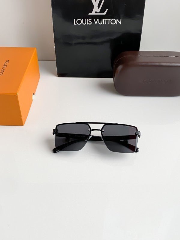 Branded Lv Gold Black Sunglasses Bt (With Original Kit) - Image 7