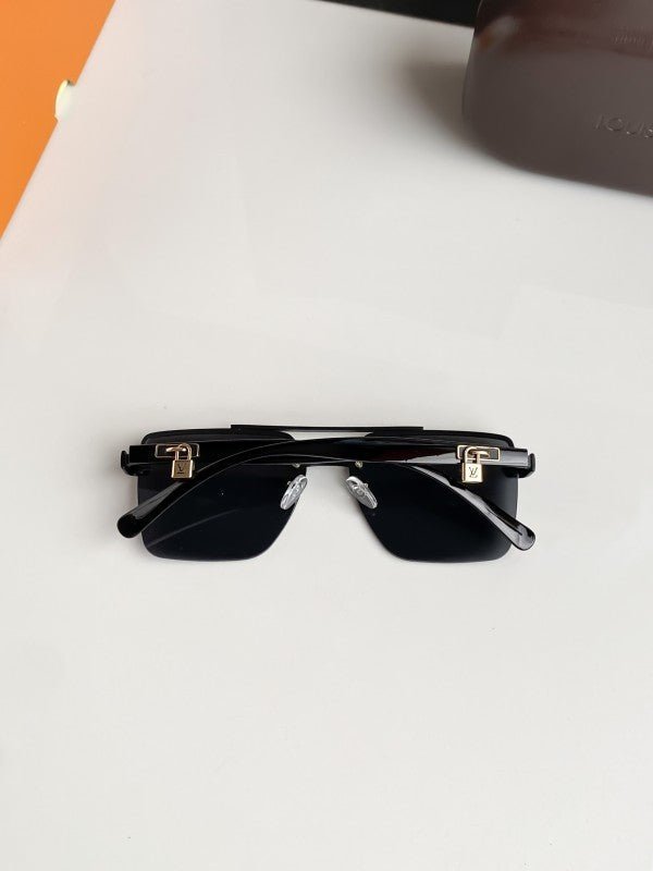 Branded Lv Gold Black Sunglasses Bt (With Original Kit) - Image 5