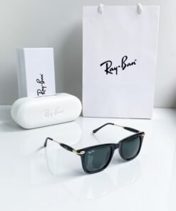 Branded Rb Black Gold Sunglasses Bt (With Original Kit)