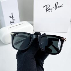 Alternative view of Branded  RB Gold Black Sunglasses (With Original Kit)
