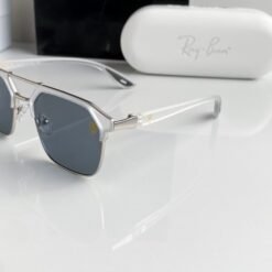 Alternative view of Branded Rb Grey White Sunglasses Bt (With Original Kit)