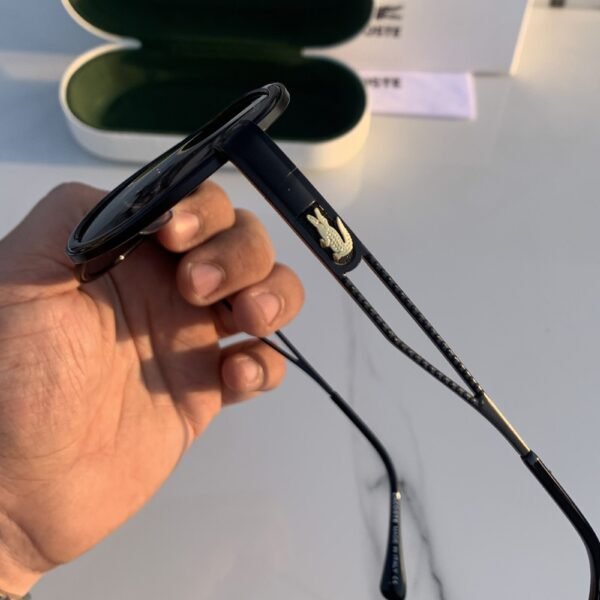 Alternative view of Branded Lcoste 09230 Sunglasses Full black (With Original Kit)