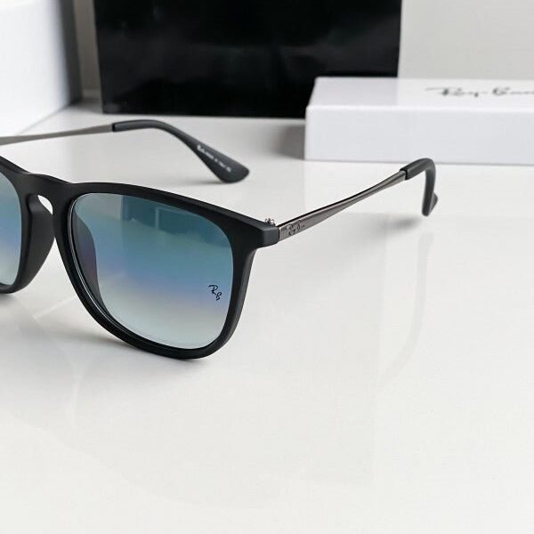 Alternative view of Branded Rb Black Blue Sunglasses Bt (With Original Kit)