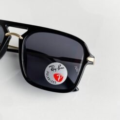 Alternative view of Branded Rb Black Gold Sunglasses Bt (With Original Kit)