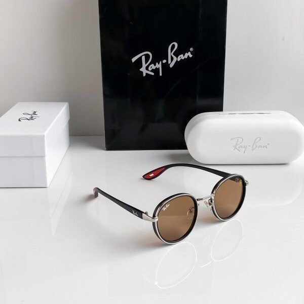 Branded Rb Black Brown Sunglasses Bt (With Original Kit)