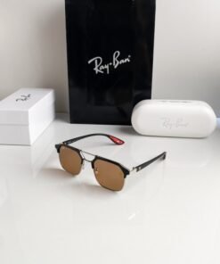 Branded Rb Black Gold Sunglasses Bt (With Original Kit)