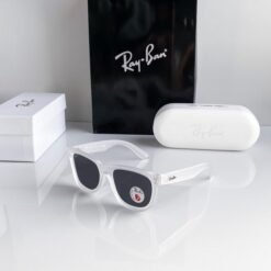 Alternative view of Branded Rb White Black Sunglasses Bt (With Original Kit)