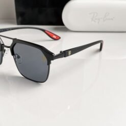 Alternative view of Branded Rb Black Red Sunglasses Bt (With Original Kit)