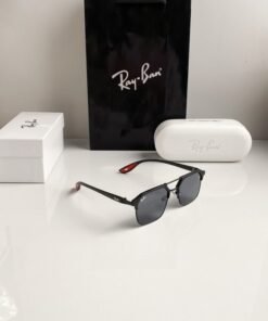Branded Rb Black Red Sunglasses Bt (With Original Kit)