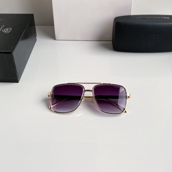 Alternative view of Branded Mbch Gold Blue Sunglasses Bt (With Original Kit)