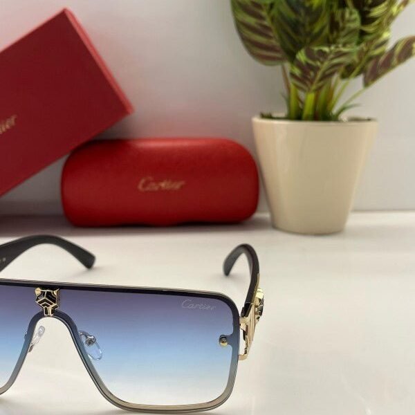 Alternative view of Branded Ctier Blue Sunglasses EW (With Original Kit)