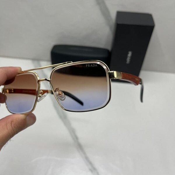 Alternative view of Branded Pda Gold Desert Sunglasses EW (With Original Kit)