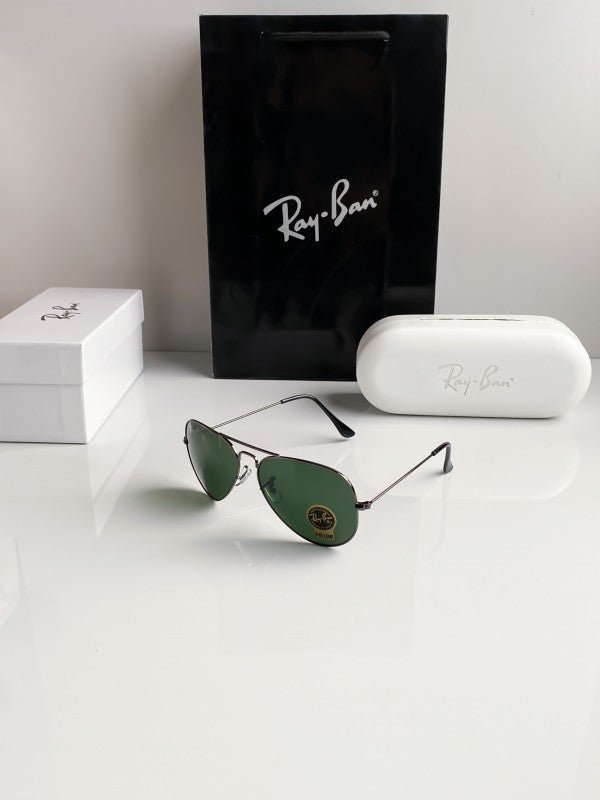Branded Rb Black Green Aviator Sunglasses Bt (With Original Kit) - Image 3