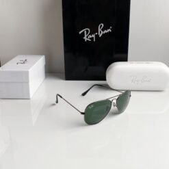 Branded Rb Black Green Aviator Sunglasses Bt (With Original Kit)