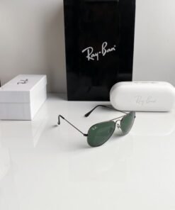 Branded Rb Black Green Aviator Sunglasses Bt (With Original Kit)