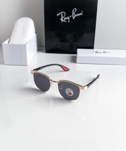Branded Rb Gold Black Sunglasses Bt (With Original Kit)