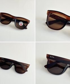 Alternative view of Branded Rb Reverse Dark Brown Sunglasses Bt (With Original Kit)