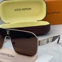 Alternative view of Branded LV 129 silver brown  Sunglasses (With Original Kit)