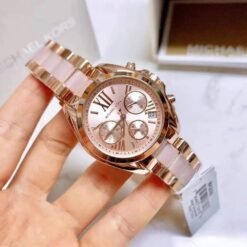 Alternative view of Michael Kors Mk Pink Rosrgold Dial Diamond Ladies Watch