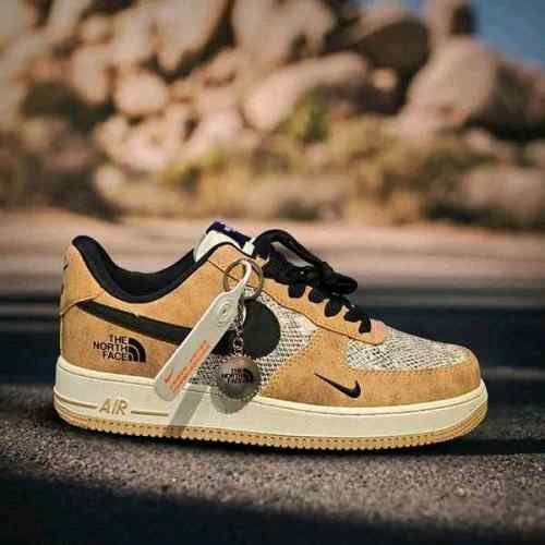 Nike Air force 1 North face Beige Black