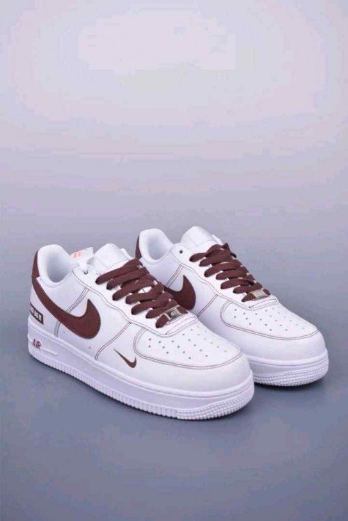 NIKE AIR FORCE 1 07 JUST DO IT MAROON - Image 2