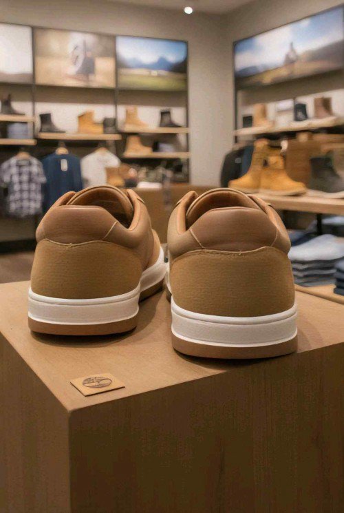 Timberland casual Tan Sneaker suede - Image 4