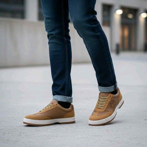 Timberland casual Tan Sneaker suede - Image 6