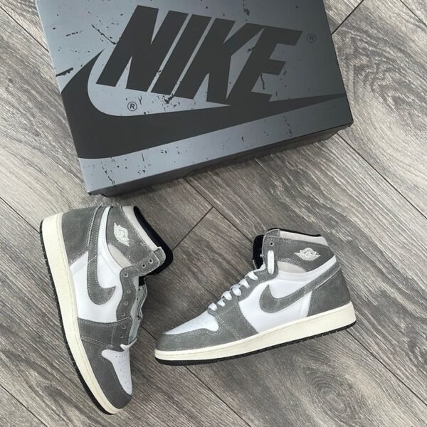 Alternative view of NIKE AIR JORDAN 1 HIGH WASHED BLACK SEMI UA 🔥