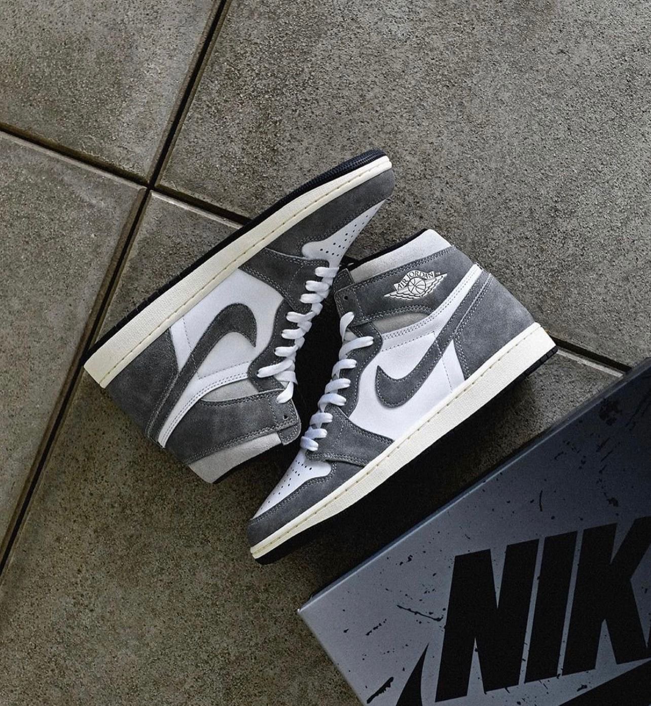 NIKE AIR JORDAN 1 HIGH WASHED BLACK SEMI UA 🔥 - Image 7
