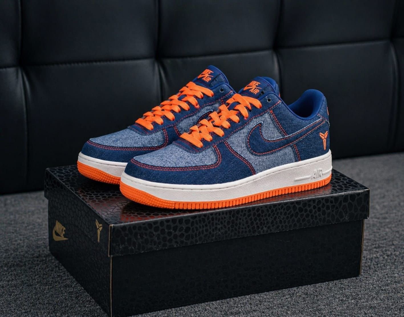 NIKE AIRFORCE 1 LOW KOBE BRYANT PROTO DENIM 🔥 - Image 7